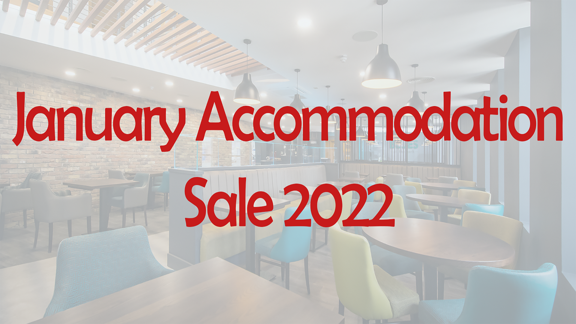 January Accommodation Sale 2022